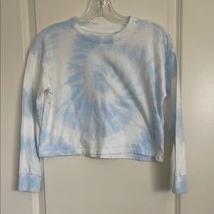 GAP Teen Light Blue Cotton Shirt cropped style